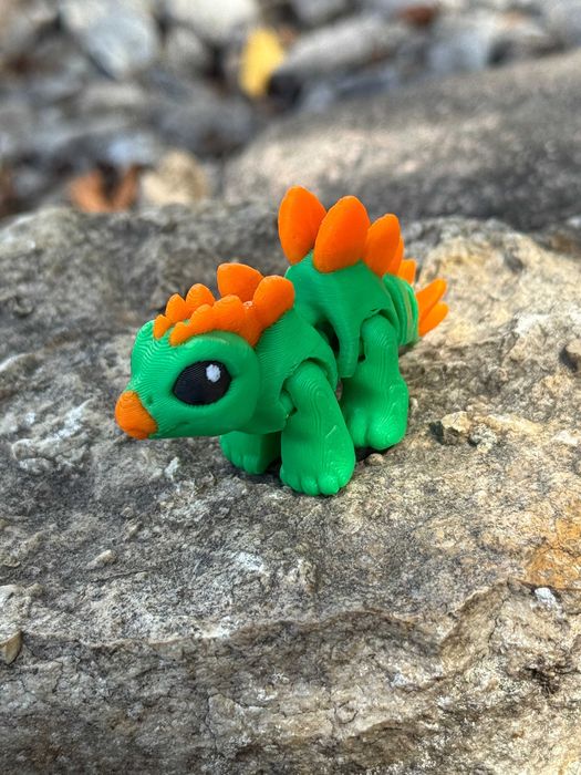 Mini Dinozaur w Jajku – przegubowy, ruchoma figurka, niespodzianka