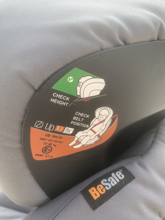 Cadeira Be Safe Isofix Grupo 2-3
