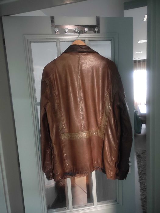 Casaco Massimo Dutti / Pele / Cabedal/ Couro