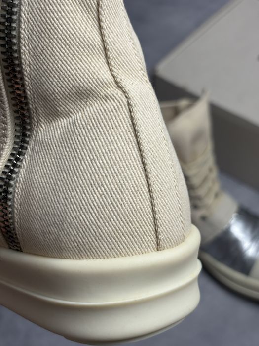 38,39 | Високі кеди Rick Owens Drkshdw Hight Ramones Duck Tape Milk Homme