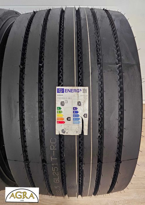 455/40R22.5 (1120netto) SAMSON  opona nowa naczepa mega mocna