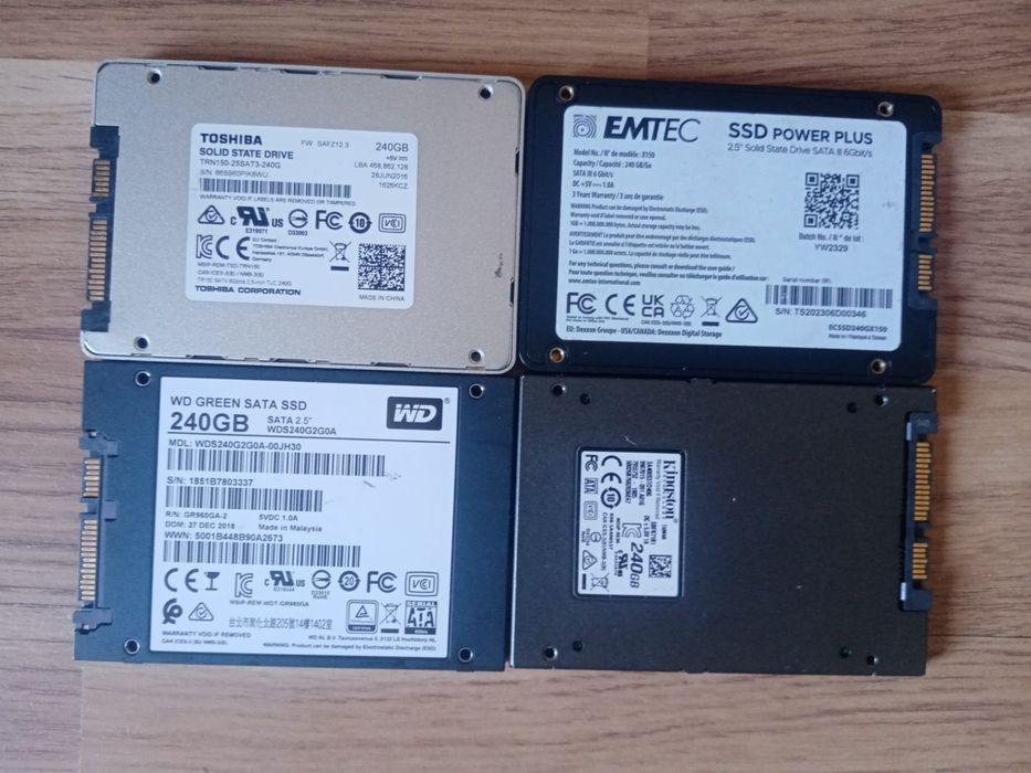 Discos SSD 480 gb 256 gb