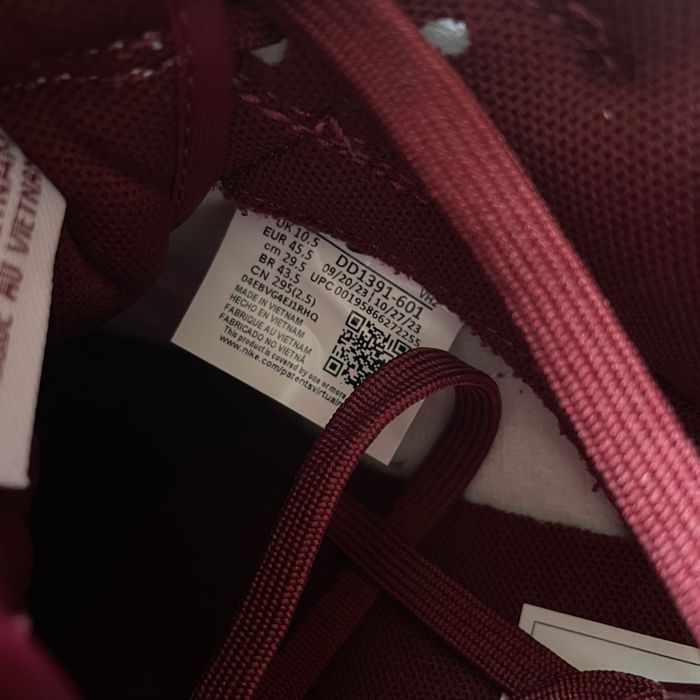 Кросівки Nike Dunk Low Team Red