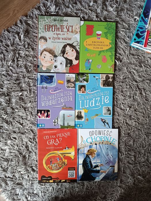 Zestaw 6 książek m.in Najważniejsze wydarzenia, Najwybitniejsi ludzie