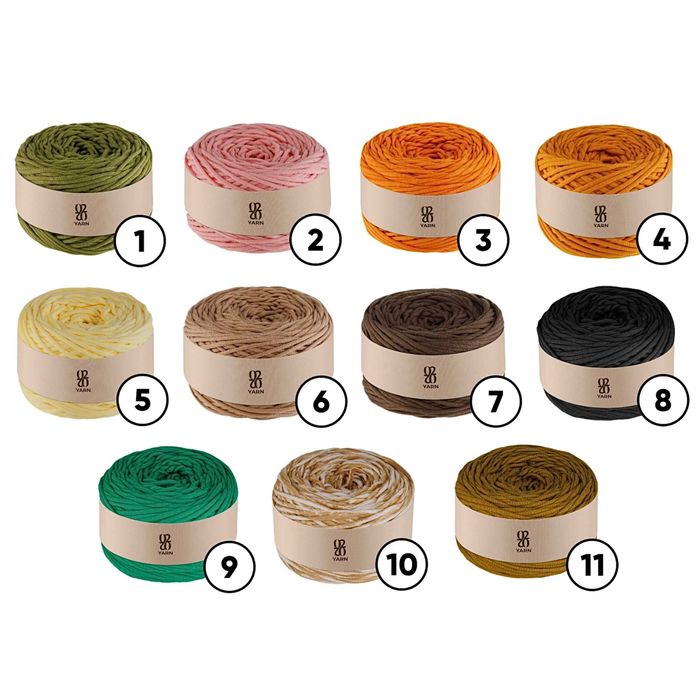 Włóczka Rope bawełniana 55% bawełna, 50 g / 110 m – różne kolory