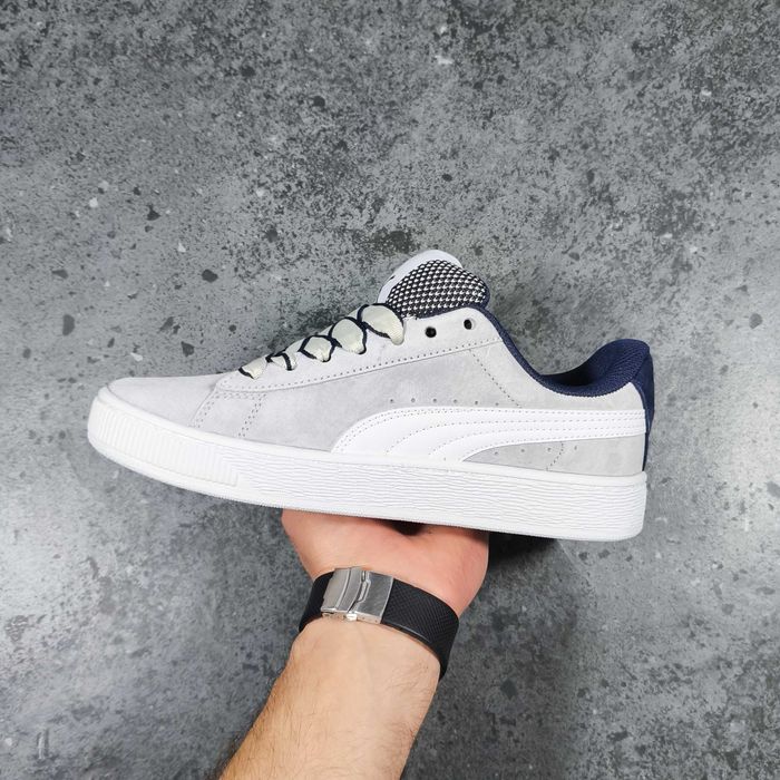 Кросівки чоловічі Puma Suede XL сірі замша розміри 38-45