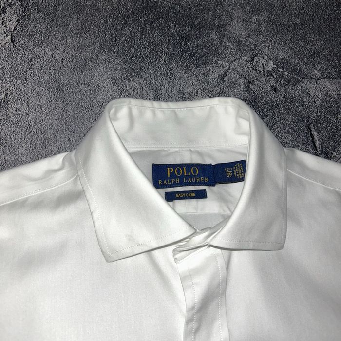 Сорочка Polo Ralph Lauren білa бавовняна M розмір оригінал