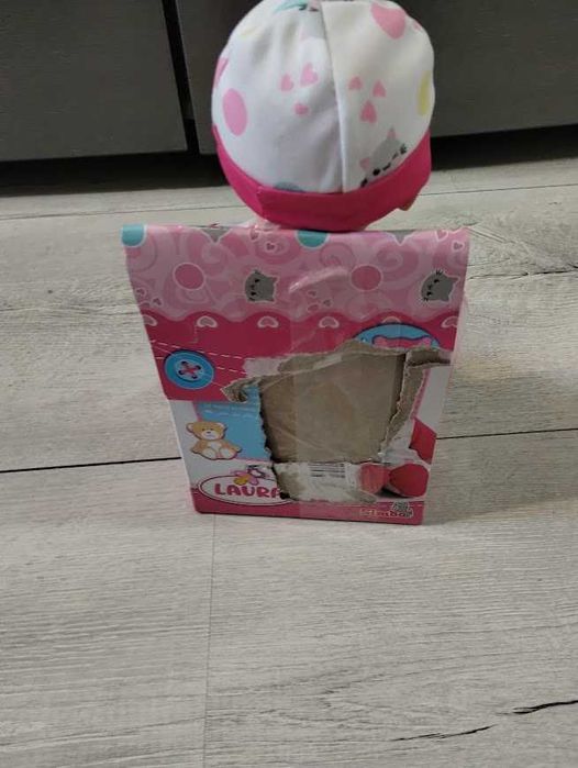 Lalka New Born Baby Simba Laura Słodki bobas śmieje się, gaworzy 30 cm