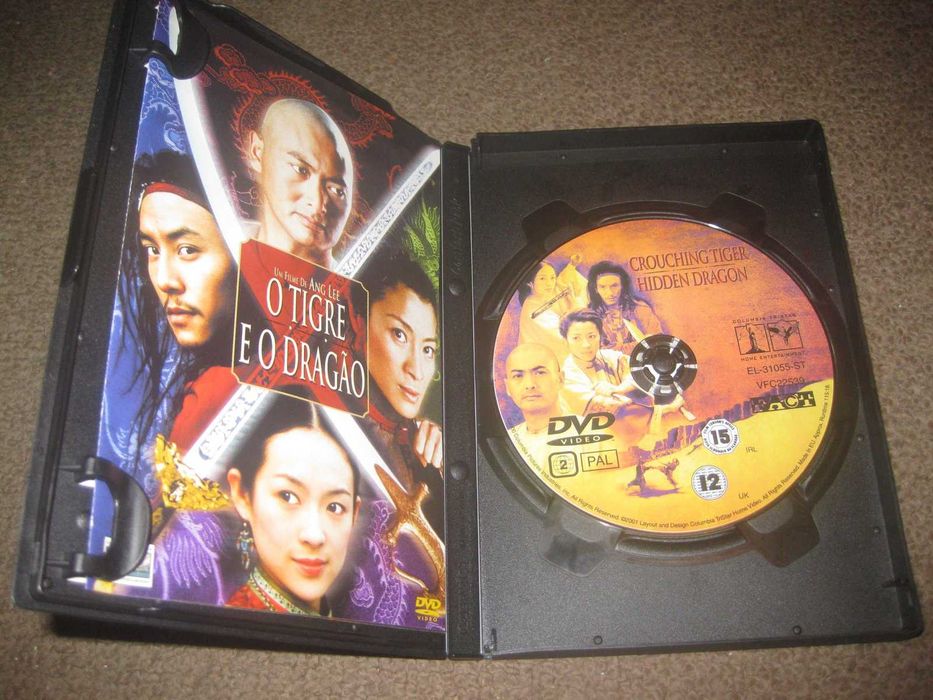 DVD "O Tigre e o Dragão" de Ang Lee