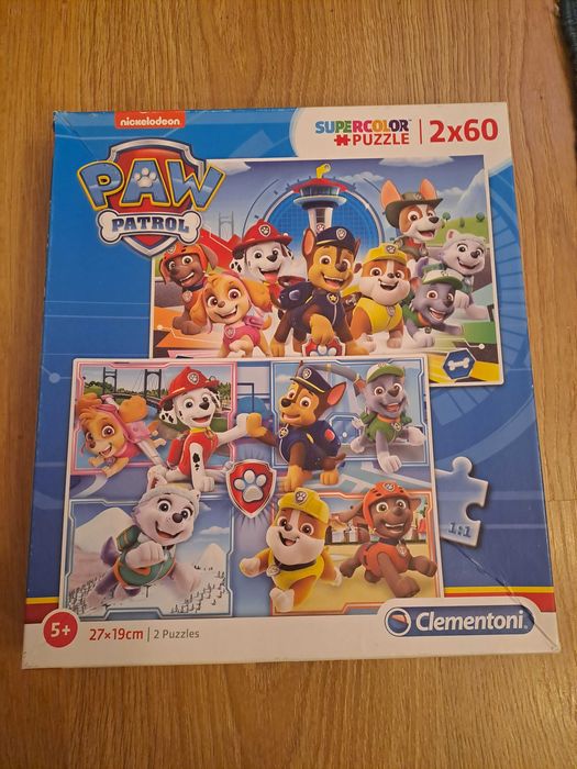 Puzzle da Clementoni 2X60peças da Patrulha Pata