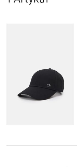 Czapka Nowa Calvin Klein Black uni onesize