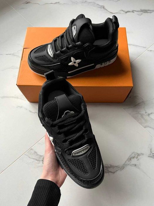 Louis Vuitton Skate Sneaker Black White