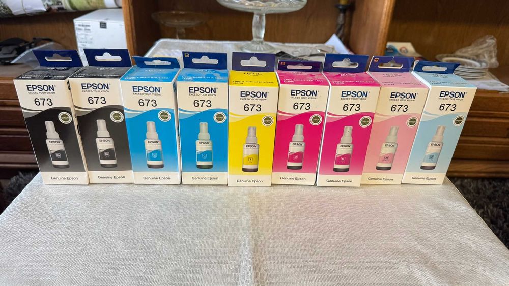 Oryginalne tusze Epson 673
