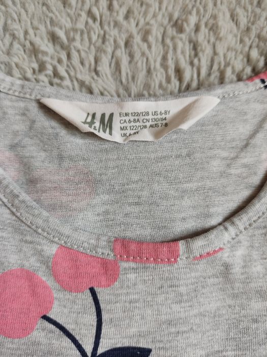 Летнее платье H&M рост 122-128 на 6-8 лет
