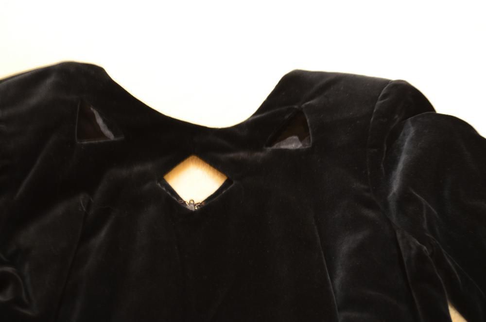 Vestido Preto de veludo