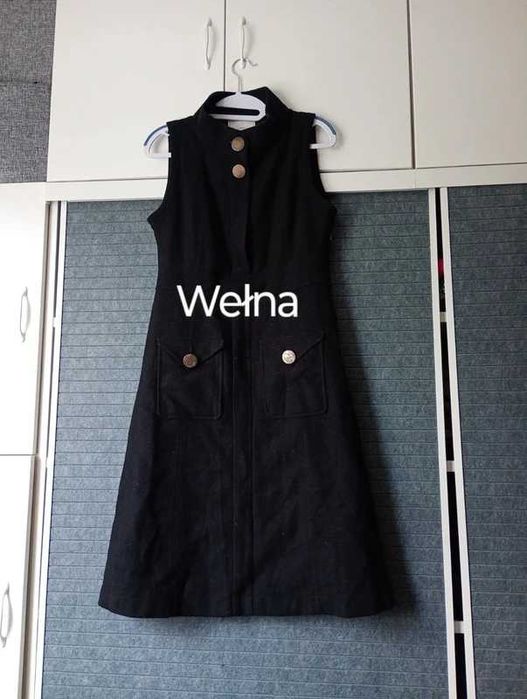 Wełniana sukienka