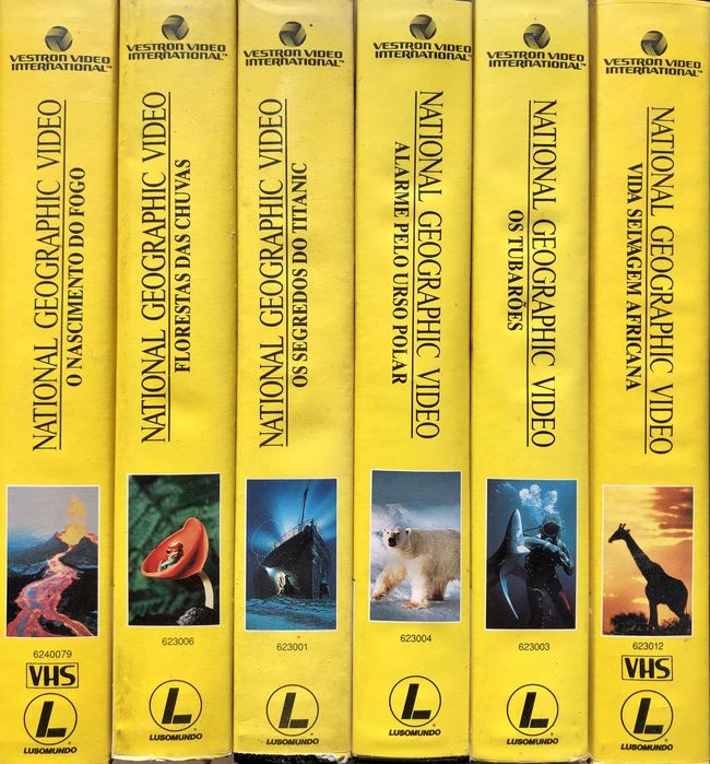 National Geographic- 6 VHS