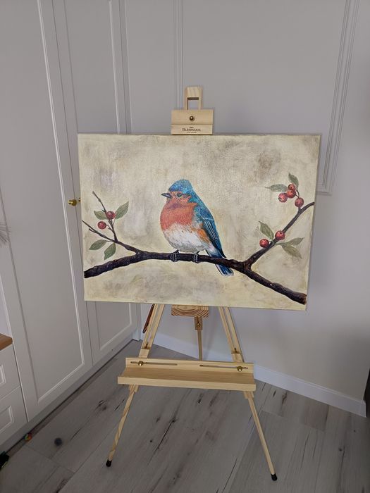 Obraz ptak na płótnie 58x78