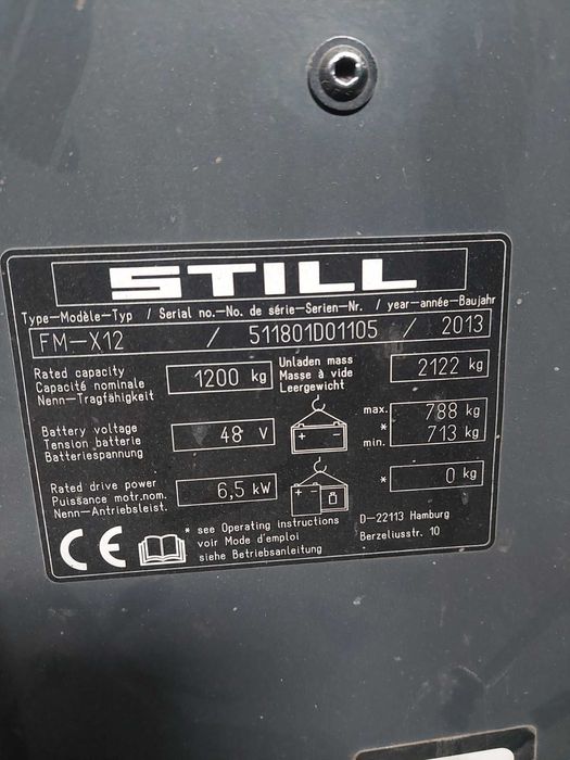 Wózek Still fm-x12