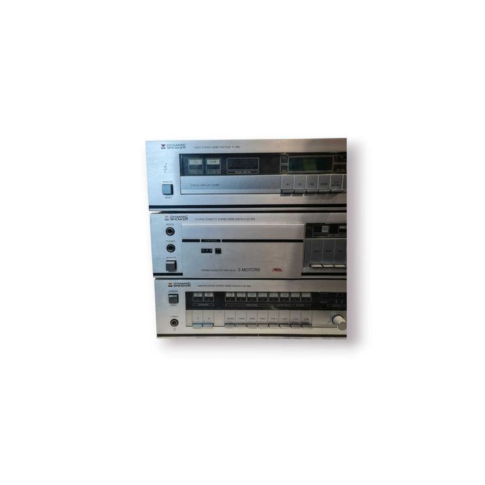 Sistema Hi-Fi Vintage Dynamic Speaker – Conjunto Completo (Anos 70/80)