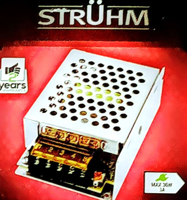 STRUHM - Zasilacz MODUŁOWY 12V 36W 3A