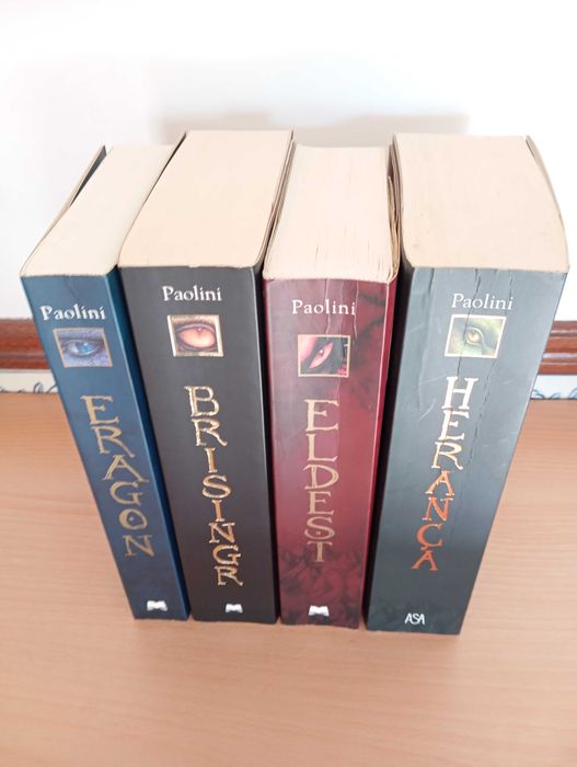Colecção 4 primeiros livros Ciclo Herança Eragon Christopher Paolini