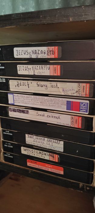 Kasety Vhs Różny mix