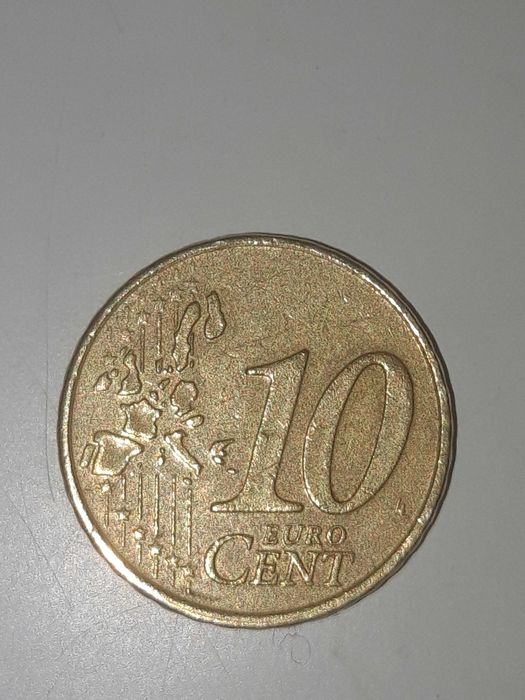 Moeda 10 centimos 2002 Greece.