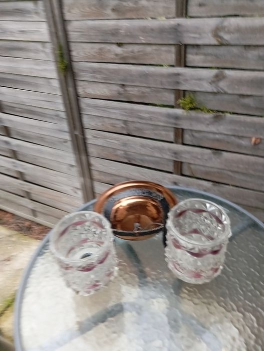 Żyrandol + kinkiet prl