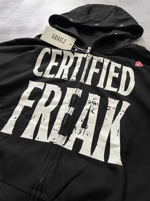 Нова зіп худі Grailz / Project G/R чорного кольору оверсайз