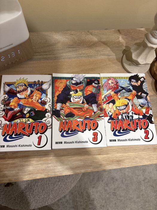 Livro naruto 1-2-3 (manga)
