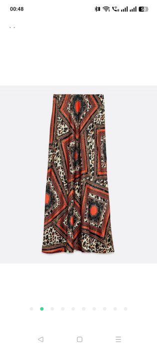 Спідниця атлас в складі віскоза