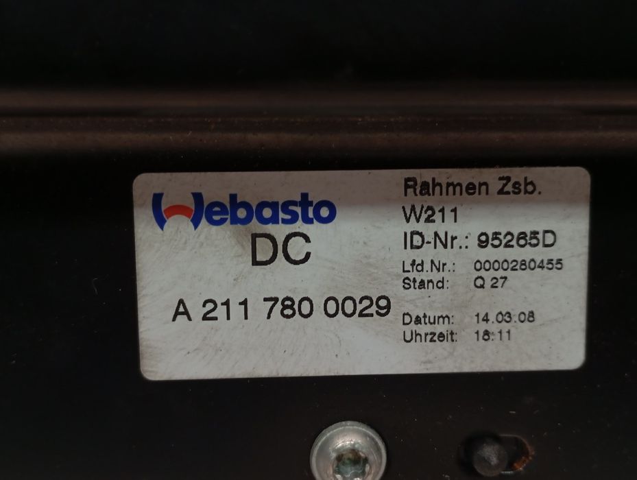 Teto de abrir MERCEDES-BENZ Classe E (W211)
