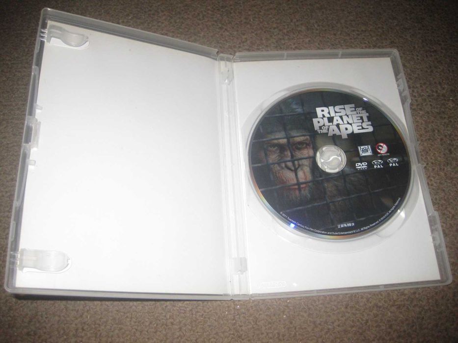 DVD "Planeta dos Macacos: A Origem" com James Franco