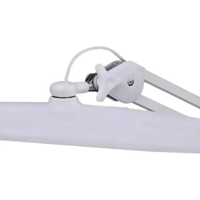 Настольная бестеневая лампа Global Fashion 24 Вт со струбциной белая