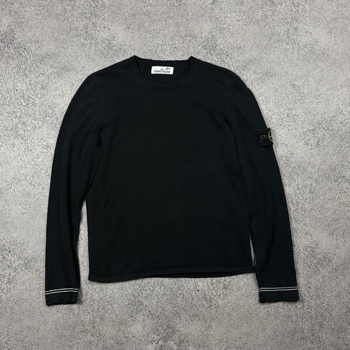 Легкий свитер Stone Island S с патчем 6615 кофта