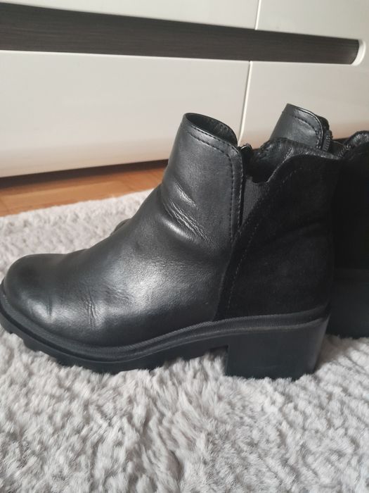 Botki skórzane 41