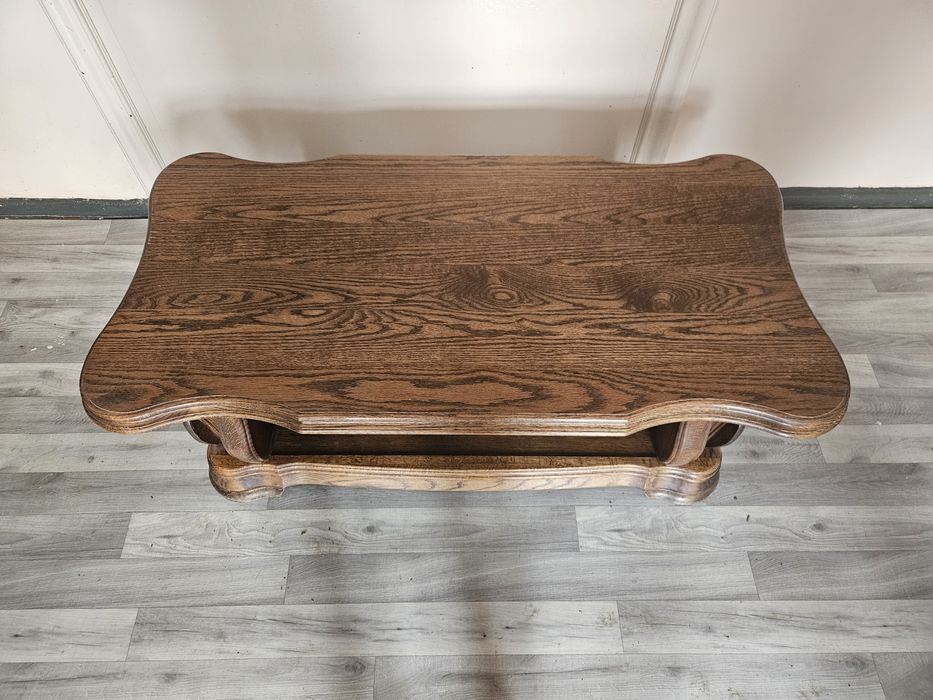 Ława, stolik kawowy, drewno, antyczny, rzeźbienia.