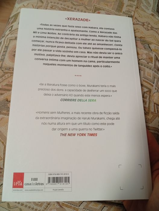 Vendo livro "Homens sem Mulheres", de Haruki Murakami