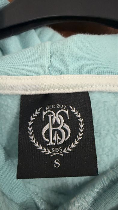 Hoodie azul-claro SBS (tamanho S)