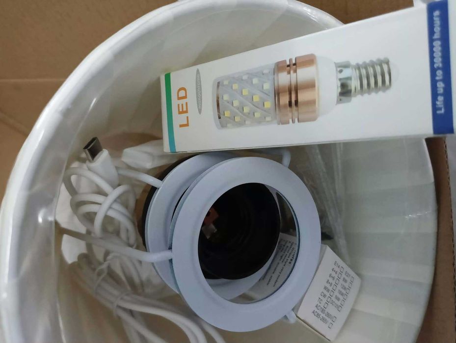 Bezprzewodowe lampy ścienne kinkiety 2szt.