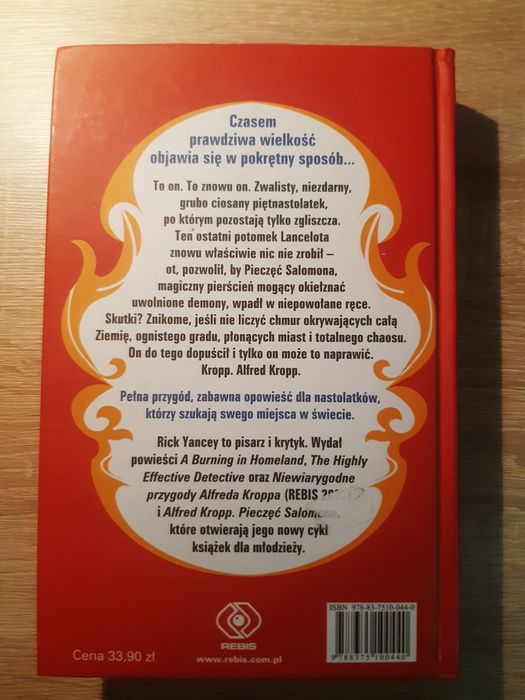 "Alfred Kropp. Pieczęć Salomona " - Rick Yancey