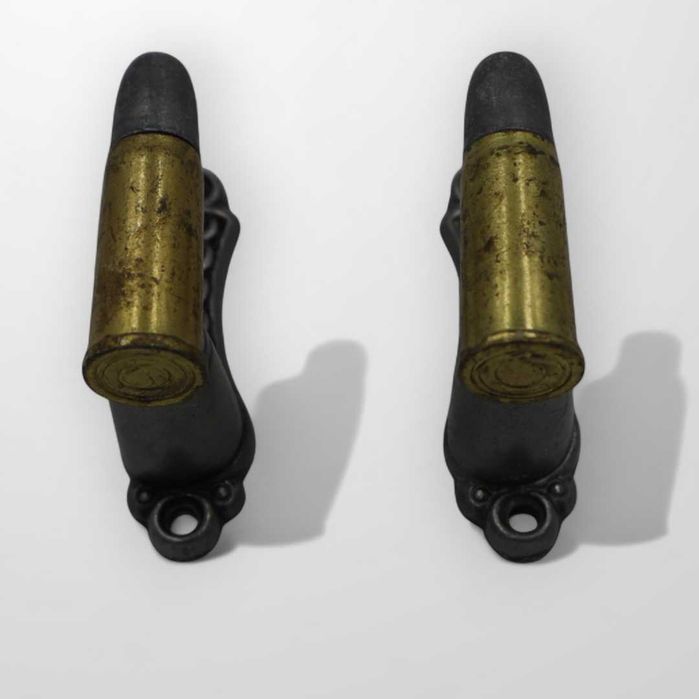 wieszaki ścienne na broń  komplet 2 szt. motyw naboju b5/060765