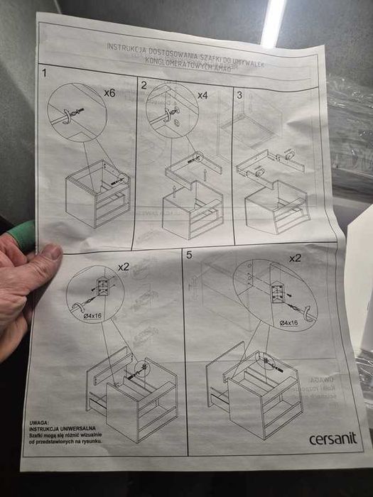 Szafka pod umywalkę - Cersanit