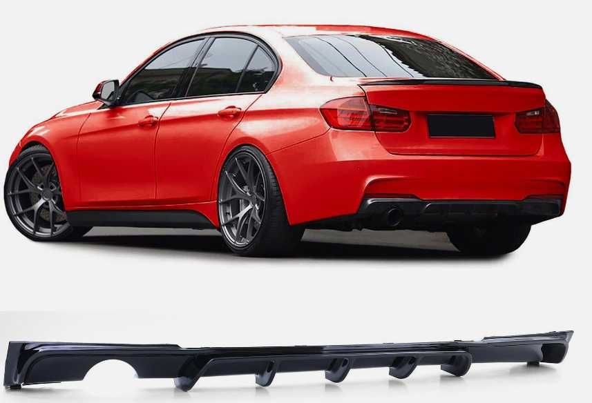 Dyfuzor Dokładka Spoiler BMW F30 F31 CZARNY POŁYSK