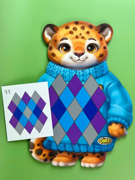 Mozaika z kartami „Gepard”