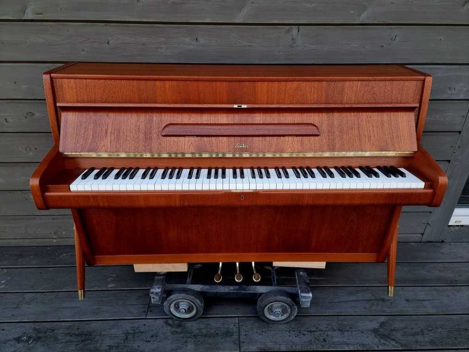 Pianino SAUTER 101cm RENNER 1960r moderator BRĄZOWY MATOWY
