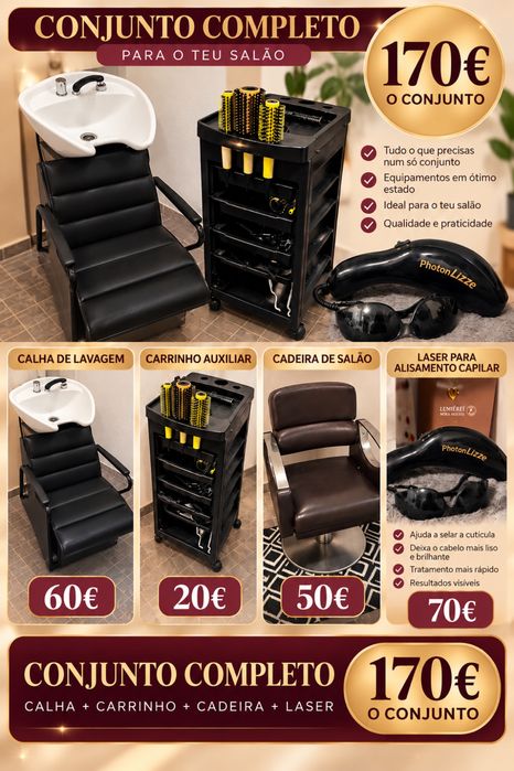 Material de estetica e cabelo