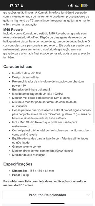 TC Electronic Konnekt 6 Interface