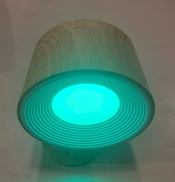 Luzes de parede led magnético 2 unidades varias cores de luz com comando